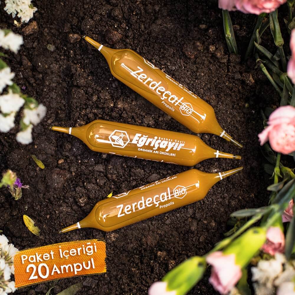 Eğriçayır Organik Propolis&Zerdeçal Ampulü
