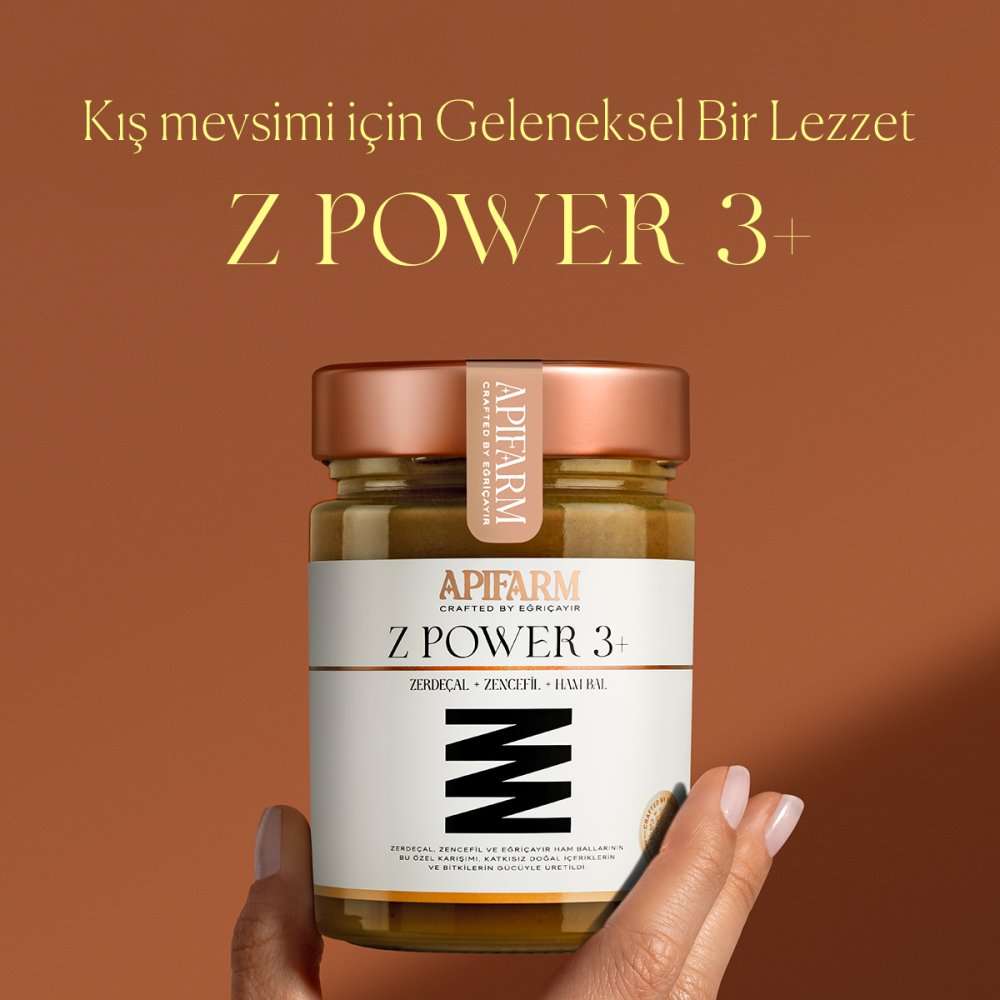 Z Power 3+ Zerdeçal + Zencefil + Ham Bal
