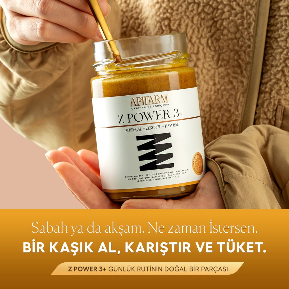 Z Power 3+ Zerdeçal + Zencefil + Ham Bal