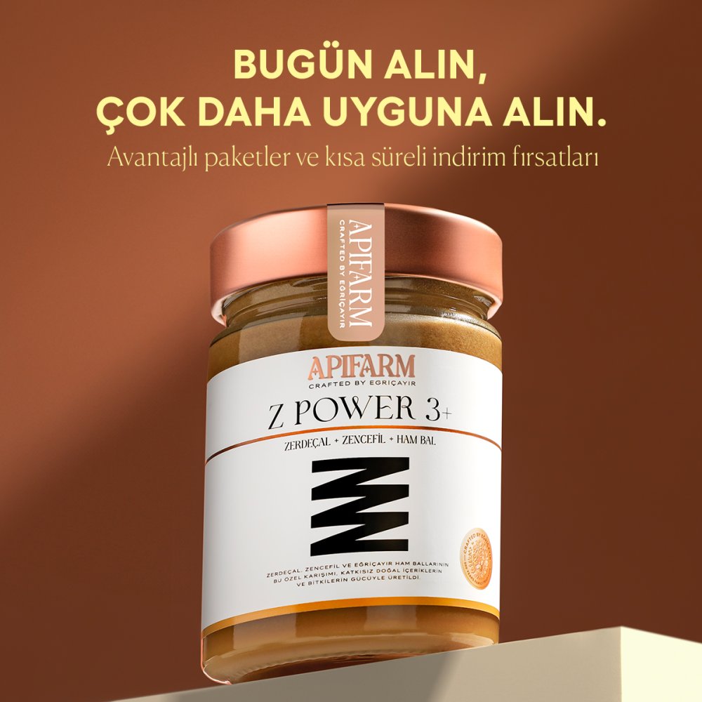 Z Power 3+ Zerdeçal + Zencefil + Ham Bal